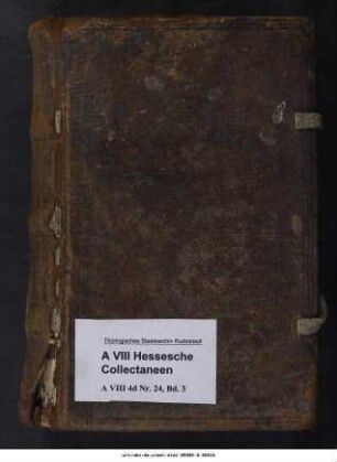 Diarium [Tagebuch] zu einer Briefregistrande einer nicht bezeichneten Schwarzburg-Rudolstädtischen Registratur [vermutlich persönliche Registratur Friedrich Antons von Schwarzburg-Rudolstadt], 1740 - 1742