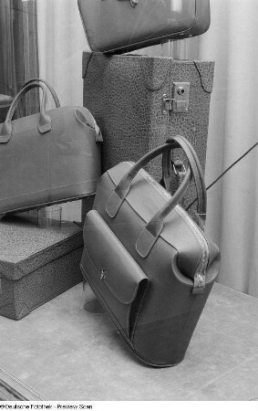 Reisetaschen und Koffer auf der Leipziger Frühjahrsmesse