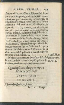 Quid ipsius volupatis operationem perficiat: Caput XIII