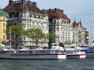 Stockholm: Wohnbebauung im städtischen Hafenbereich