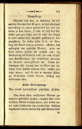 Eilfte Beobachtung.