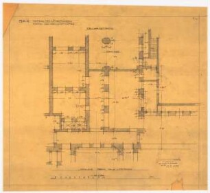 AEG-Hauptverwaltungsgebäude, Berlin: Längsflügel: Grundriss UG 1:100