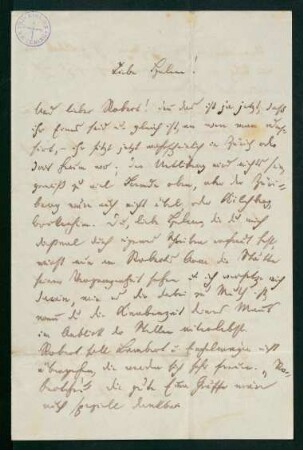 Brief vom 23. August 1879