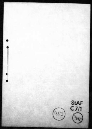Unterlagen zum Lastenausgleich