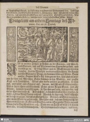 [Evangelium und Epistel am andern Sonntage deß Advents]