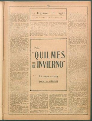 La lágrima del tigre