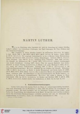 Martin Luther’s Ordnungen