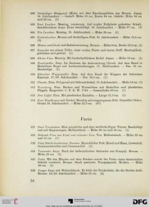 Varia (Nr. 521-606)