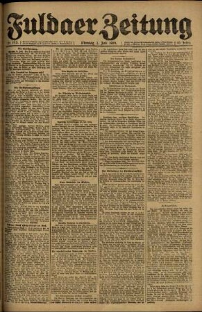 Ausgabe vom Montag, den 07. Juli 1919.