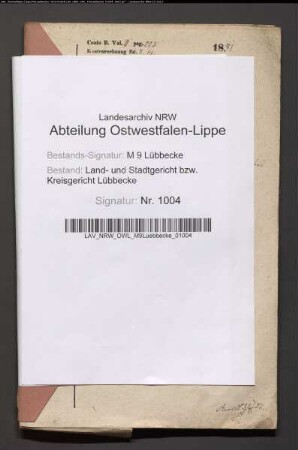 Erblasser: Pohlmann, Heinrich Wilhelm: