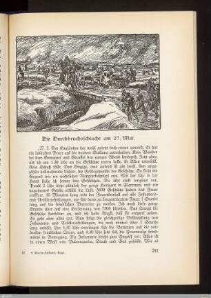 Die Durchbruchsschlacht am 27. Mai