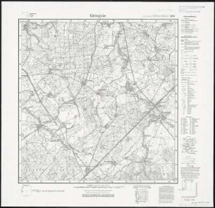 Meßtischblatt 1594 : Kleingnie, 1938 : Kleingnie. - Hrsg. 1927, redakt. Änd. 1938. - 1:25000. - [Berlin]: Reichsamt für Landesaufnahme, 1938. - 1 Kt.