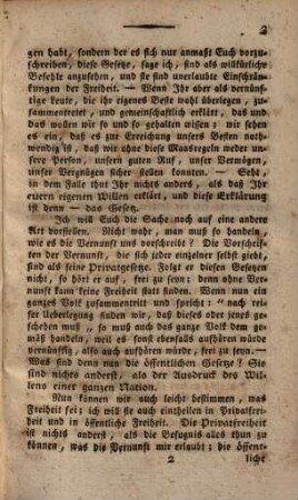 Ueber Freiheit und Gleichheit : eine Anrede an seine Mitbürger, gehalten in der Gesellschaft der Volksfreunde zu Mainz am 30ten Oktober im ersten Jahre der Freiheit und Gleichheit