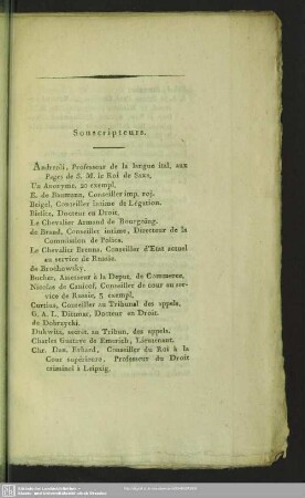 Souscripteurs