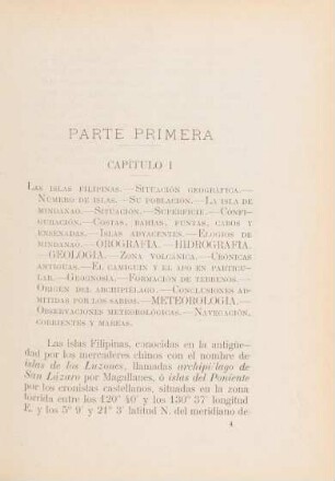 Capítulo I. Las Islas Filipinas. - ...