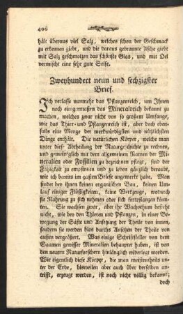 [Zweyhundert neun und sechzigster - Zweyhundert acht und siebenzigster Brief]