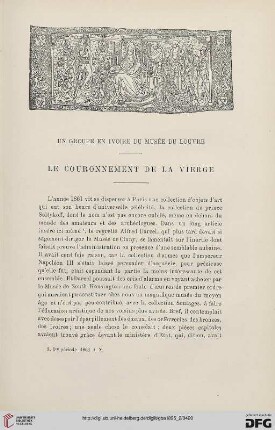 3. Pér. 13.1895: Un groupe en ivoire du musée du Louvre : le couronnement de la Vierge