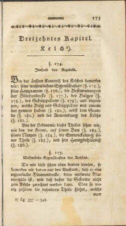 Dreizehntes Kapitel. Kelch.