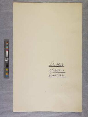 Mappe mit drei Blättern Kunstseide, Mischgarn, Effektgarn (Materialprobe aus dem Unterricht bei Benita Koch-Otte an der Burg Giebichenstein Halle)