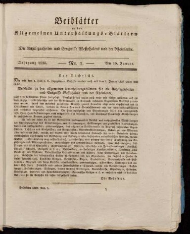 Titelseite einer Zeitung