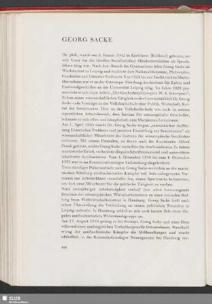 Georg Sacke