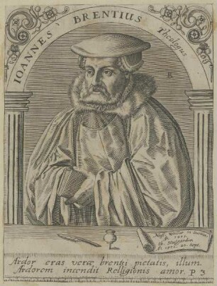Bildnis des Ioannes Brentius