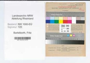 Entnazifizierung Fritz Bartelborth, geb. 31.03.1901 (Geschaeftsfuehrer)
