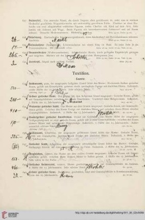 Textilien (Nr. 632-746)