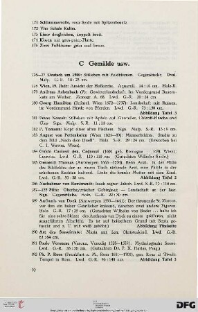 C. Gemälde usw. (Nr. 176-223)