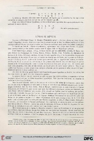 Livres et revues