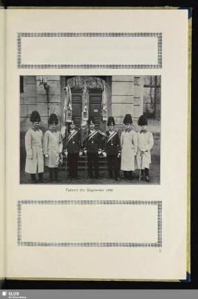 Fahnen des Regiments 1905