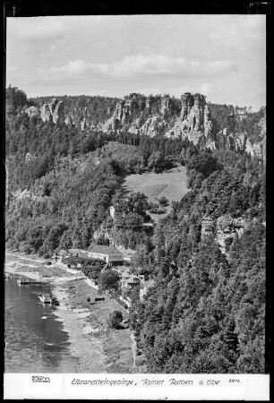 Sächsische Schweiz, Kurort Rathen an der Elbe