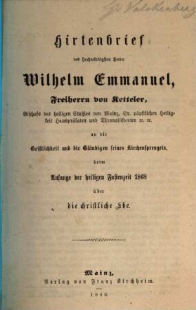 Hirtenbrief ..., 6