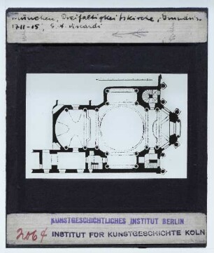 München, Dreifaltigkeitskirche : Grundriss