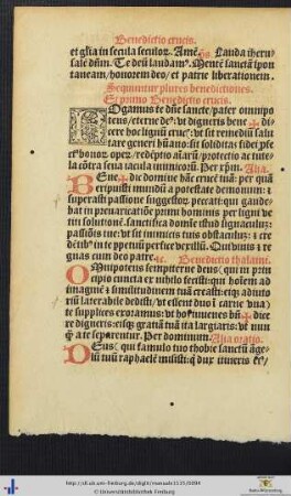Plures Benedictiones