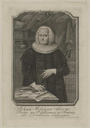 Bildnis des Johann Melchior Goeze