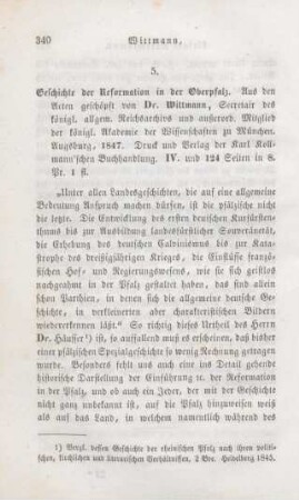340-352 [Rezension] Geschichte der Reformation in der Oberpfalz