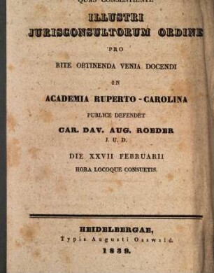 Theses pro rite obtinenda venia docendi defensae