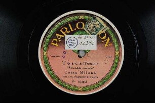 Tosca : "Recondita armonia" [Arie des Cavaradossi] aus der Oper "Tosca" [1. Akt] / (Puccini)