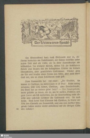 Der Weisswaren-Handel