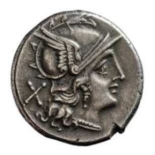Münze, Denar, 207 v. Chr.