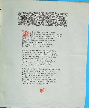 Jung Werners Abschied : beim Reiter-Bankett der Schwadron der Pappenheimer am Montag, den 1. Februar 1886 im Hotel zu den Vier Jahreszeiten in München