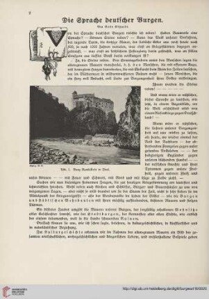 16: Die Sprache deutscher Burgen
