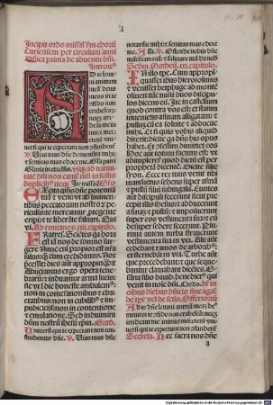 Missale Curiense : im Auftrag von Heinrich VI., Bischof von Chur