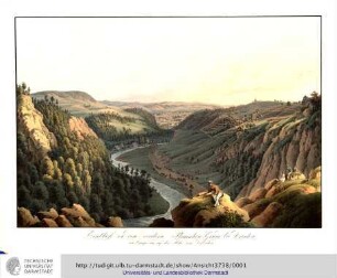 Einblick in den vordern Plauischen Grund bei Dresden von Canapé aus, auf der Höhe von Doetzschen. Gez. u. gest. v. F[riedrich] Wizani. o.O.u.J. [ca. um 1810]