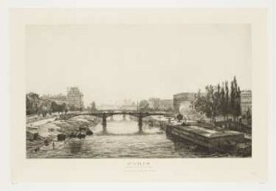 Paris - Vue prise du pont de la concorde