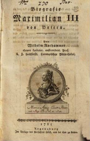 Biografie Maximilian III von Baiern