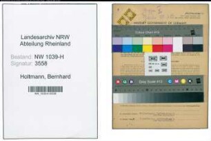Entnazifizierung Bernhard Holtmann , geb. 24.09.1893 (Postbeamter)