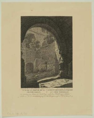 Vorhalle des Heidelberger Schlosses