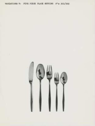 Essbesteck "Variations V" von Jens H. Quistgaard